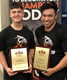 Best lifter awards went to: Junior Male: Jett Gaffney, Cougars coached by Miles Wydall  U23 Male: Keisuke Hisashi, Cougars coached by Miles Wydall